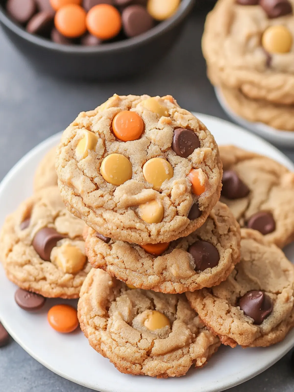 Reese’s Peanut Butter Pudding Cookies preparation steps