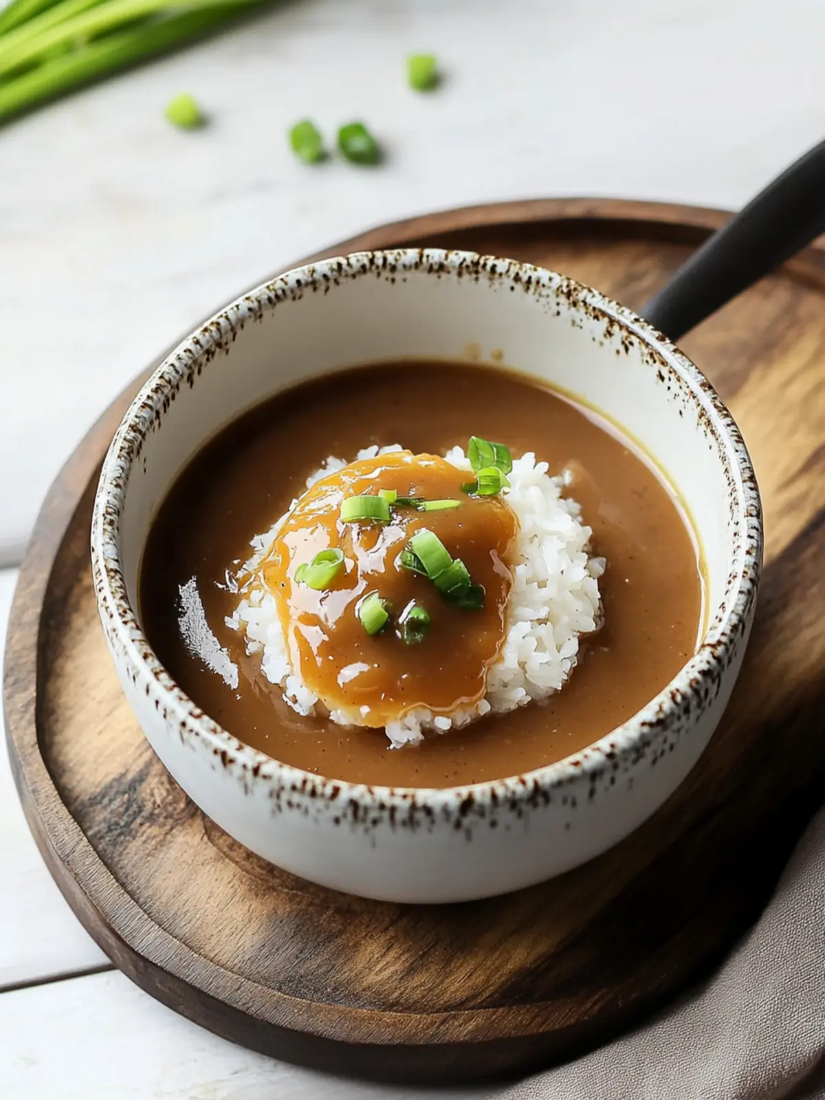 Savory Hawaiian brown gravy preparation steps