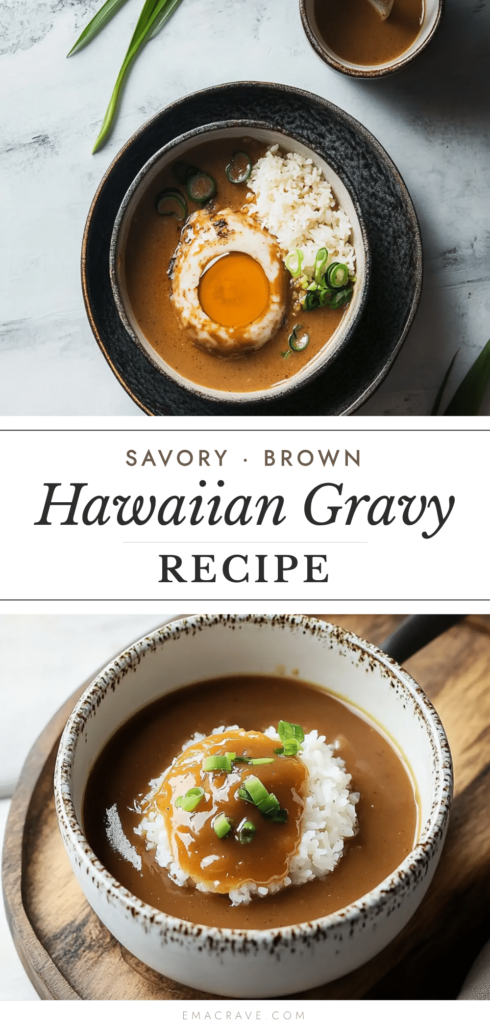 Savory Hawaiian brown gravy recipe