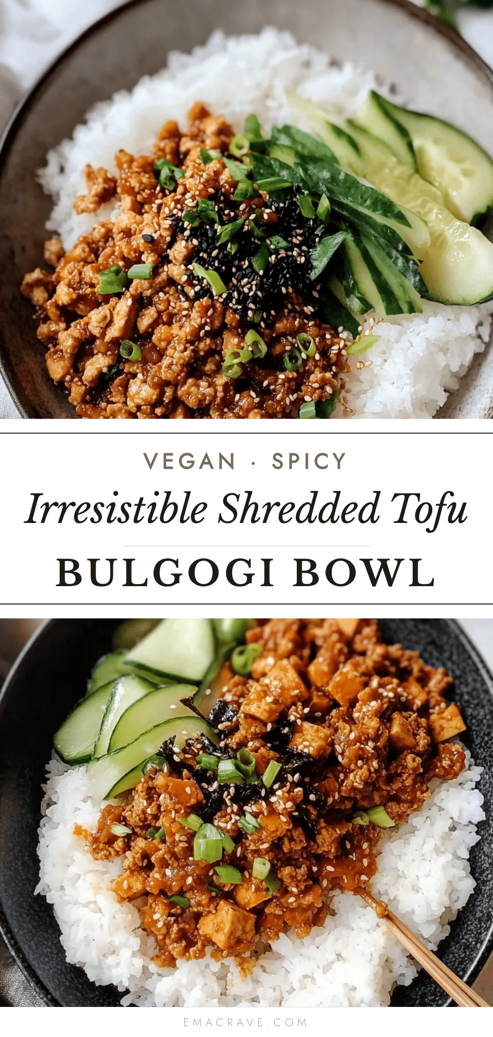 shredded tofu bulgogi bowl recipe recipe