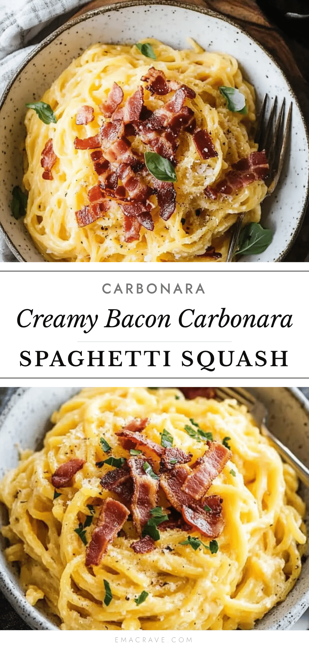 spaghetti squash carbonara recipe