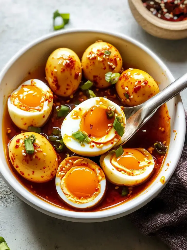 Spicy Gochujang Eggs Breakfast Bowl - featured image