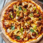 Spicy Nashville Hot Chicken Pizza - featured image