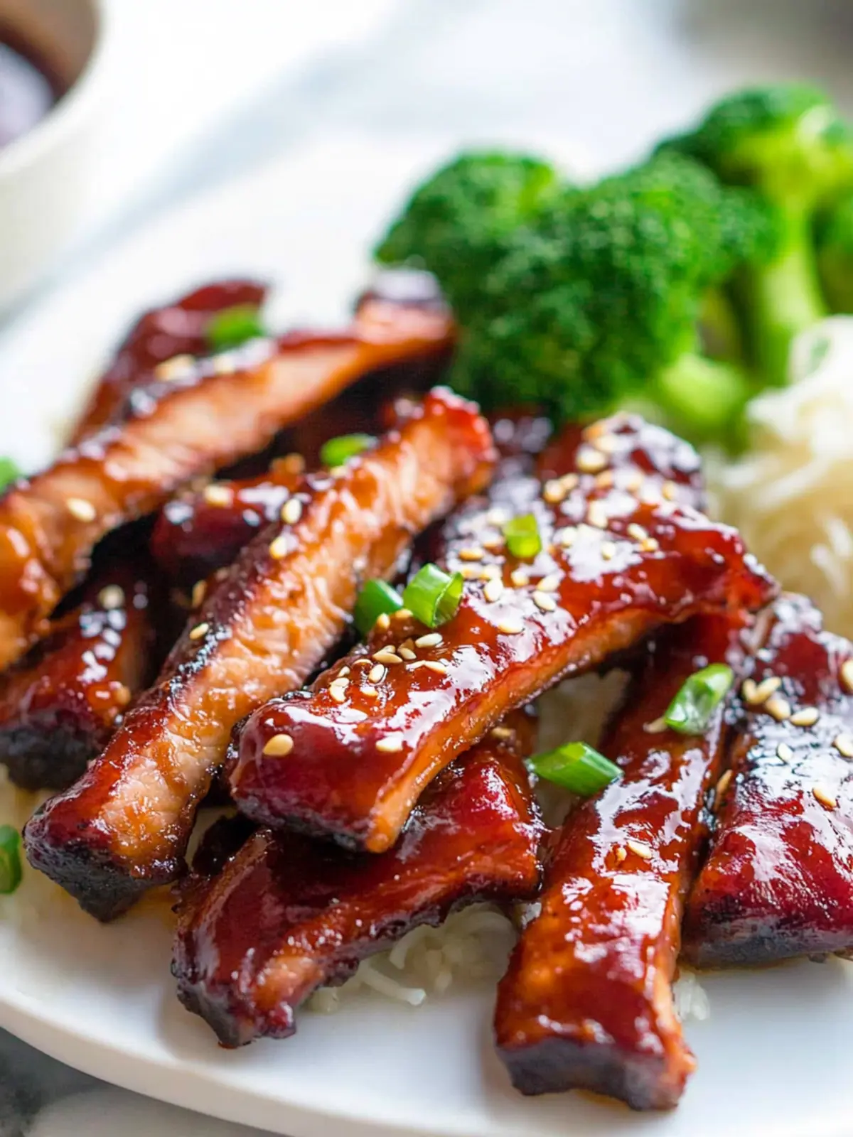 sticky Chinese boneless spare ribs preparation steps