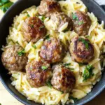 Swedish meatball orzo - featured image