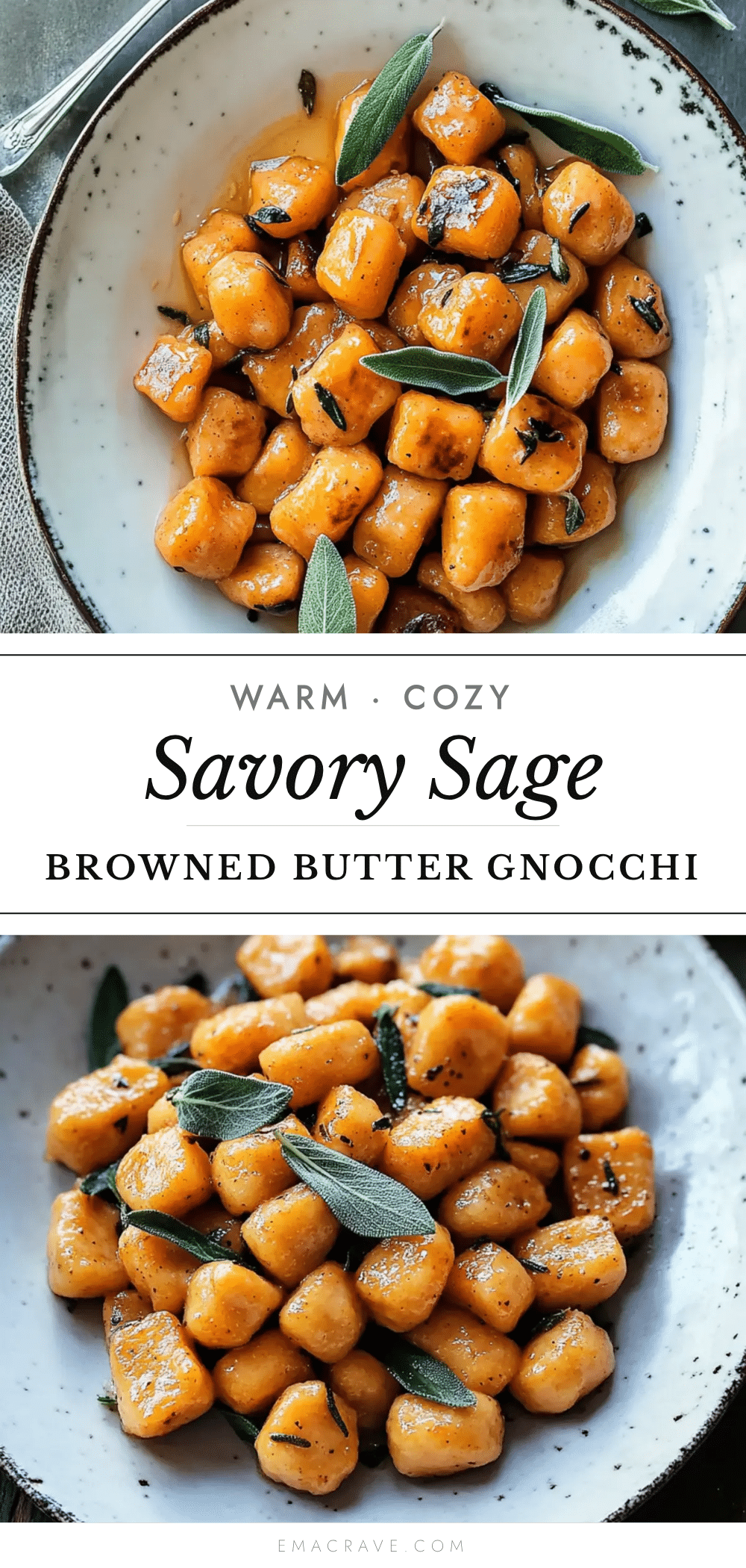 sweet potato gnocchi with sage browned butter recipe
