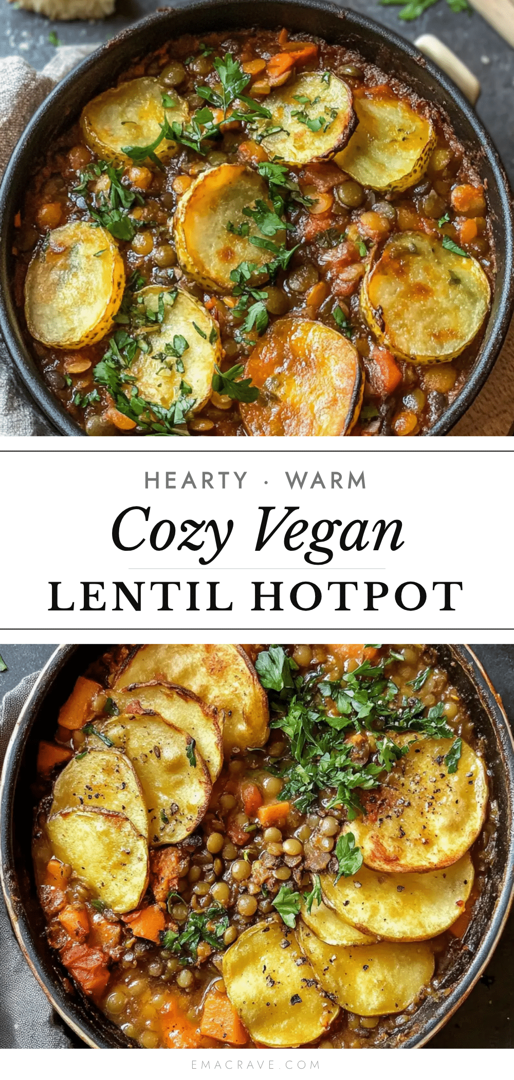vegan lentil hotpot recipe