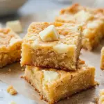 white chocolate blondies - featured image