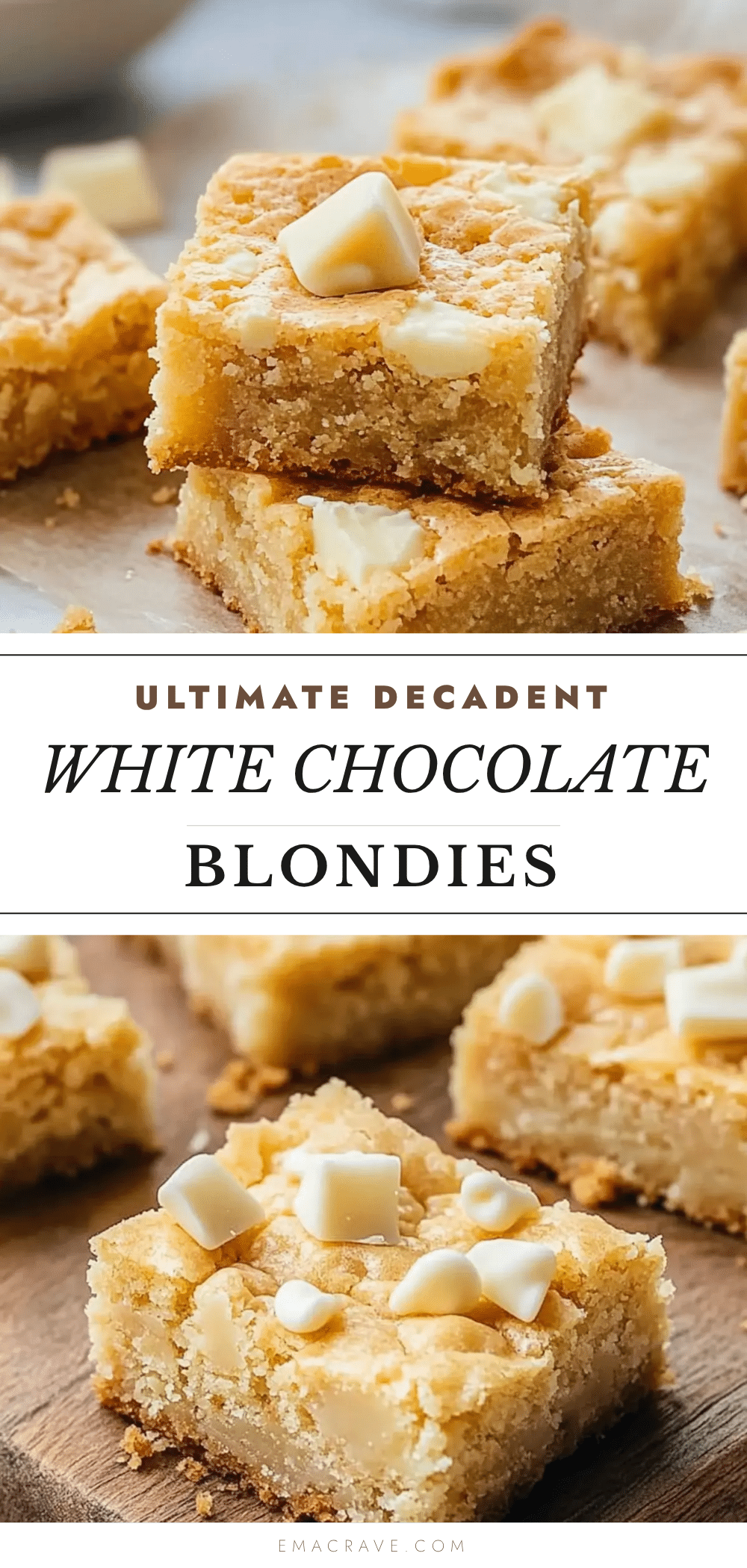 white chocolate blondies recipe