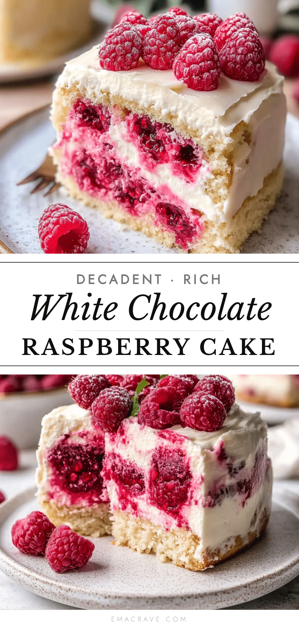 white chocolate raspberry cake recipe
