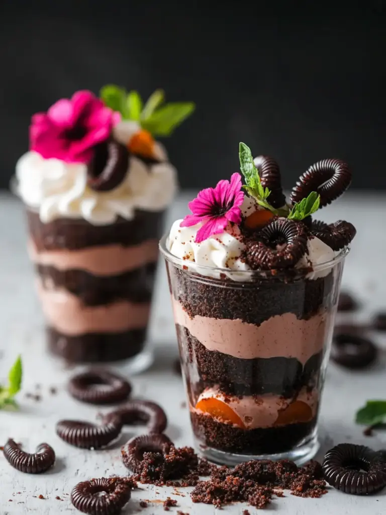 worm dirt cups - featured image